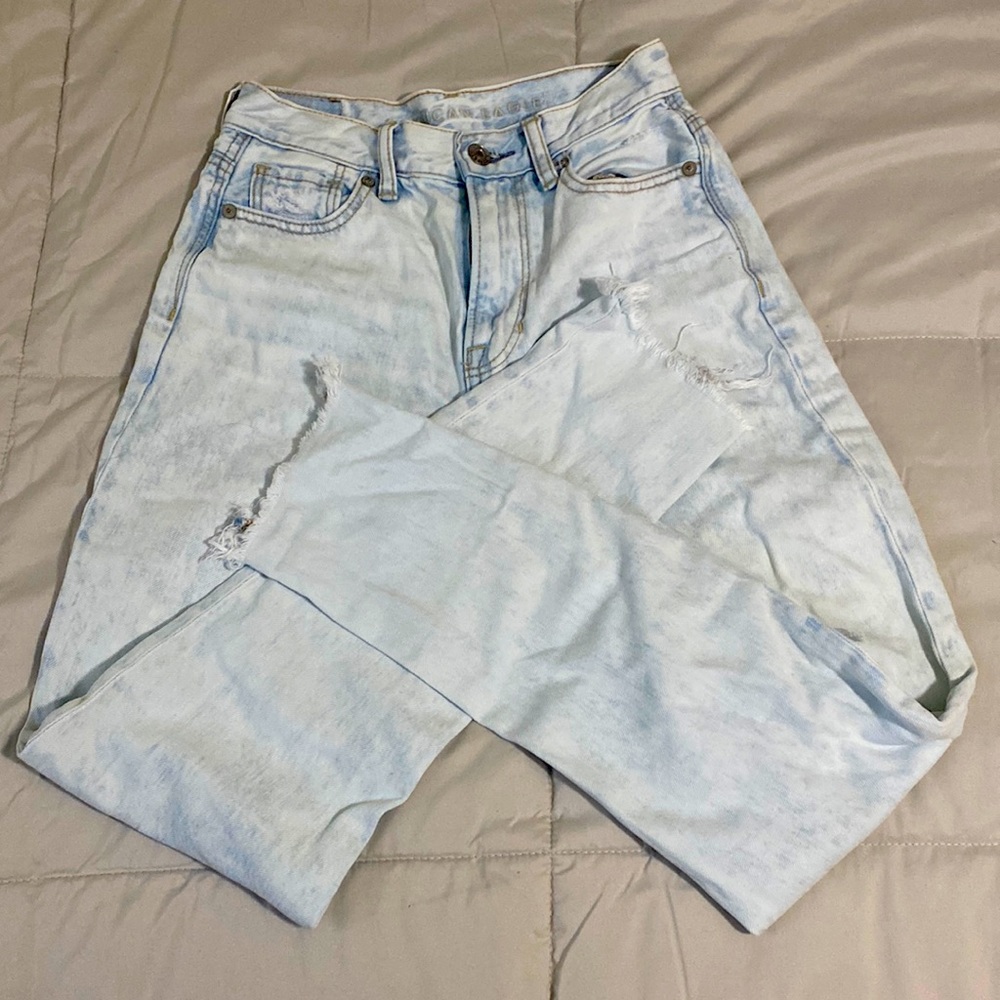 American Eagle size 00 distressed mom jeans